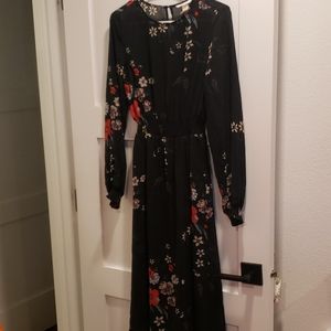 Prettiest floral sheer dress, size S